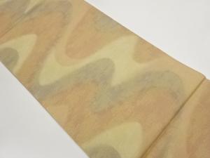 砂子綴れ抽象霞模様全通袋帯